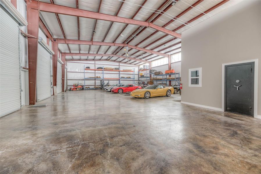 Inside of the 15,000 sqft barndominium (Building A) Inside of the 15,000 sqft barndominium (Building A)