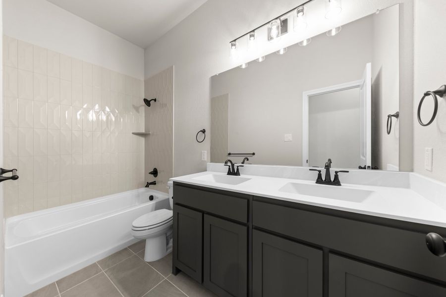 Furnished interior view inside a new home in Lovers Landing, Forney (Image 12).