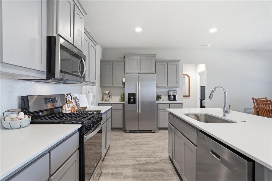 Furnished interior view inside a new home in Sandstone Estates, Granbury (Image 15).