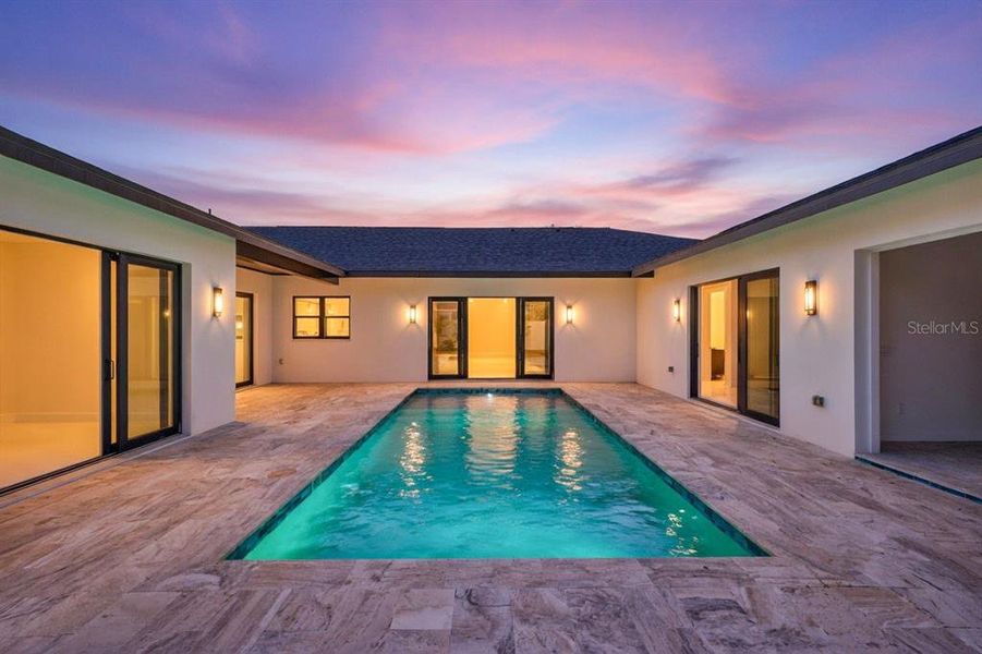 Exterior details and patio area of a home in , Largo (Image 4). Exterior details and patio area of a home in , Largo (Image 4).