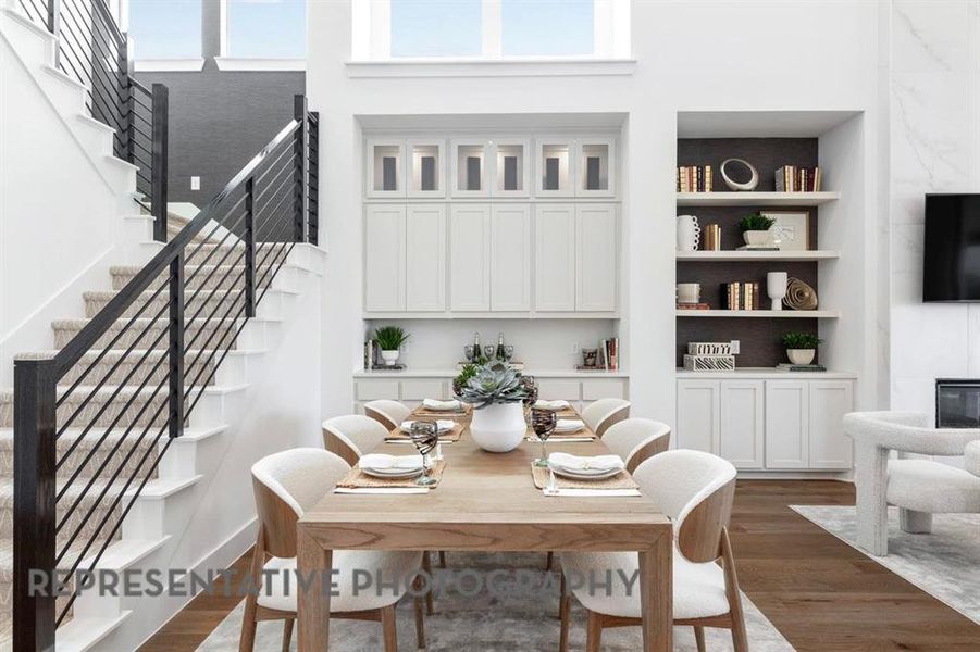 Furnished interior view inside a new home in Landmark, Denton (Image 23).