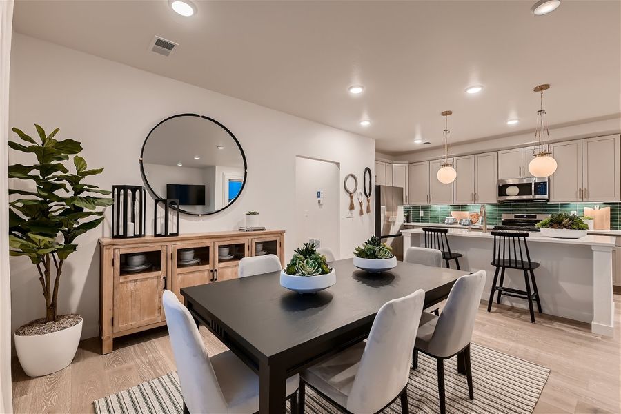 Representative furnished interior of a home built from the Castlewood by Landsea Homes in Parkway at Prairie Center Village, Brighton (Image 5).