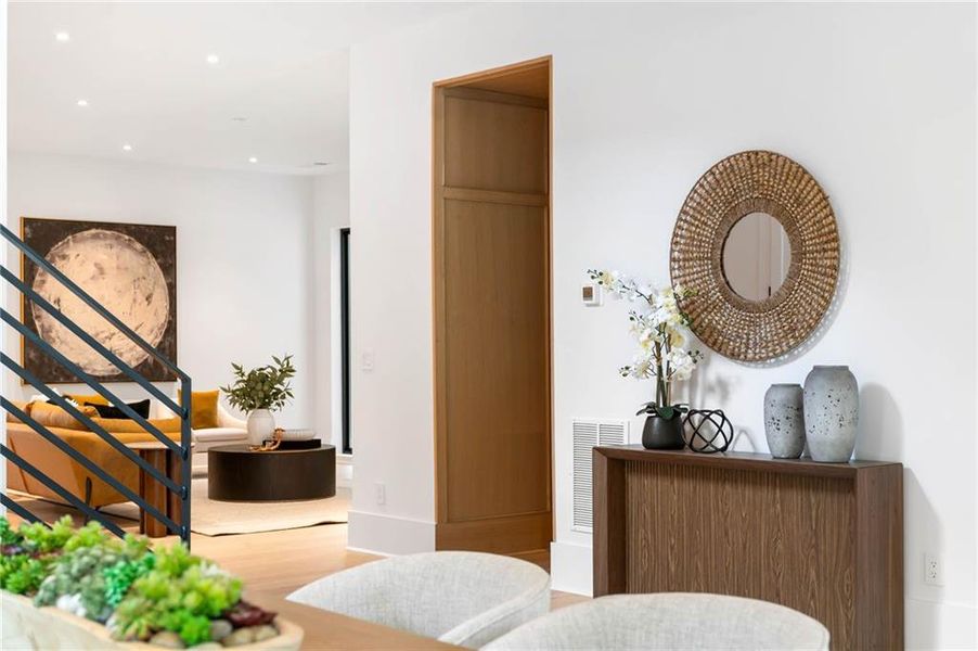 Furnished interior view inside a new home in , Atlanta (Image 33). Furnished interior view inside a new home in , Atlanta (Image 33).