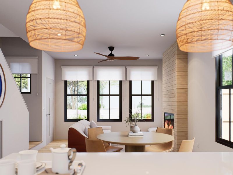 Furnished interior view inside a new home in , North Charleston (Image 15).