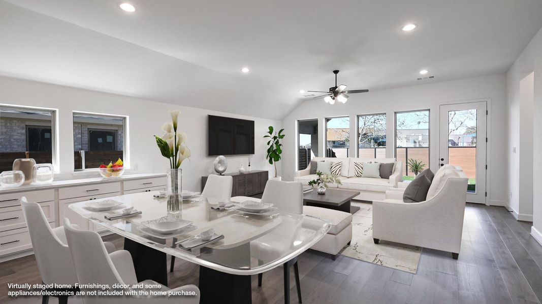 Furnished interior view inside a new home in Juniper Springs, Lockhart (Image 8). Furnished interior view inside a new home in Juniper Springs, Lockhart (Image 8).