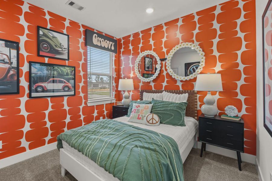 Representative furnished interior of a home built from the Rosewood by Chesmar Homes in Balmoral, Humble (Image 14).