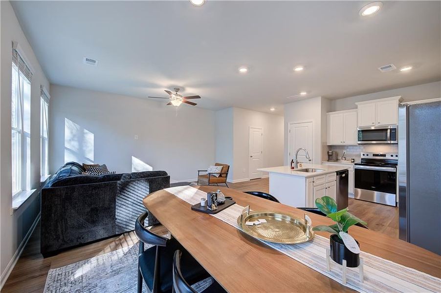 Furnished interior view inside a new home in Avery Landing, McDonough (Image 7).