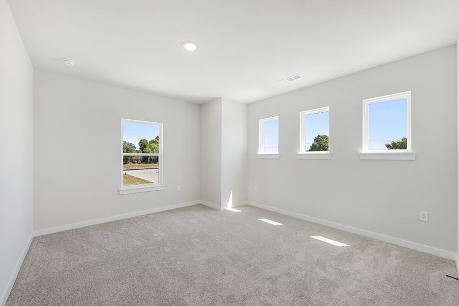 Spacious, unfurnished interior of a new home in Willow Grove Single-Family Homes, Melissa (Image 43).