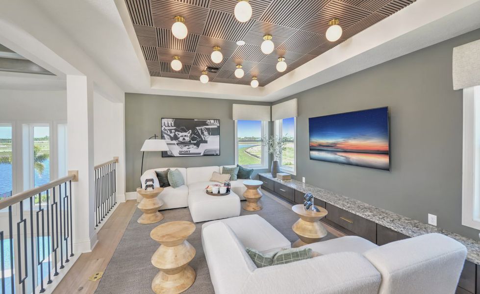 Furnished interior view inside a new home in Wellen Park, Venice (Image 30). Furnished interior view inside a new home in Wellen Park, Venice (Image 30).