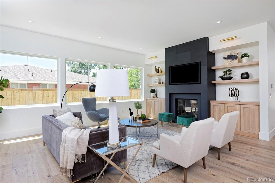 Furnished interior view inside a new home in , Denver (Image 30).