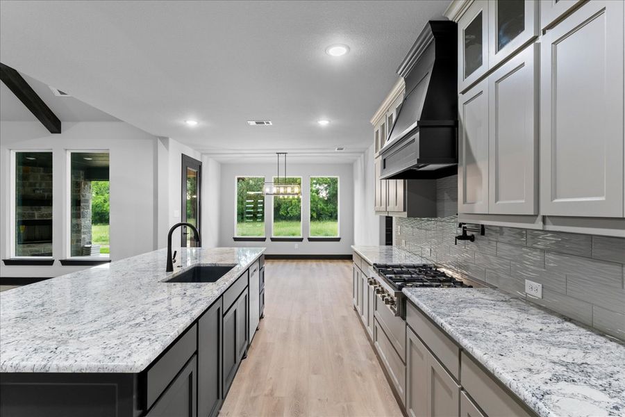 Representative furnished interior of a home built from the The Harper II by Doug Parr Custom Homes in Monarch Manor, Poolville (Image 10).
