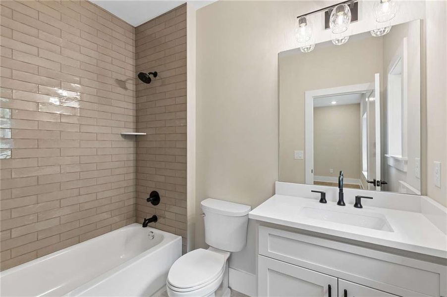 Furnished interior view inside a new home in , Atlanta (Image 7). Furnished interior view inside a new home in , Atlanta (Image 7).
