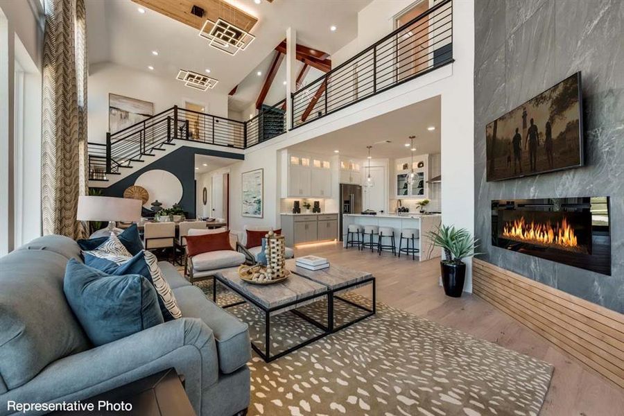 Furnished interior view inside a new home in Walton Ridge, Corinth (Image 18).