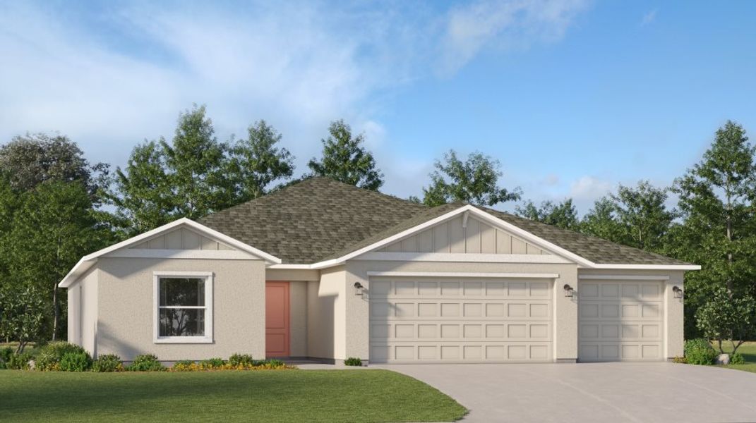 A ranch-inspired exterior