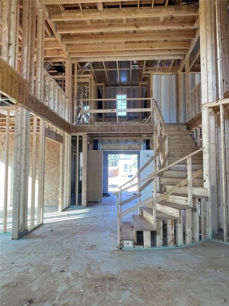 In-progress construction of a new home in Brook Bend at Clopton Farms, Montgomery, TX (Image 21).