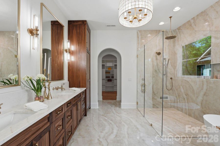 Furnished interior view inside a new home in , Charlotte (Image 19).