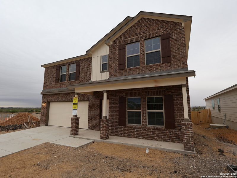 In-progress construction of a new home in Paloma Park, Converse, TX (Image 40). In-progress construction of a new home in Paloma Park, Converse, TX (Image 40).