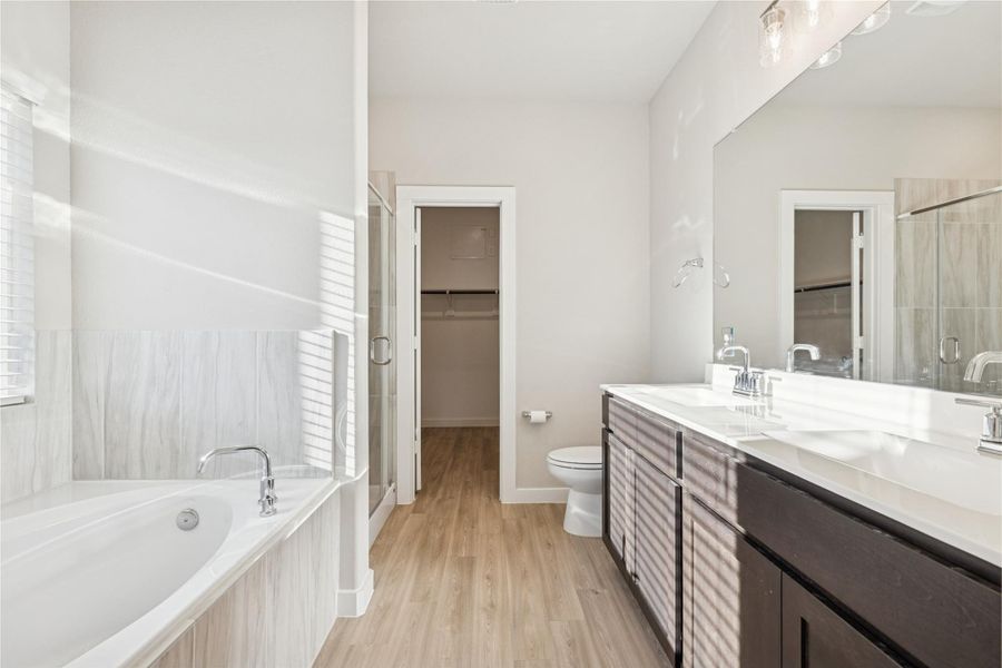 Furnished interior view inside a new home in , Willis (Image 36).