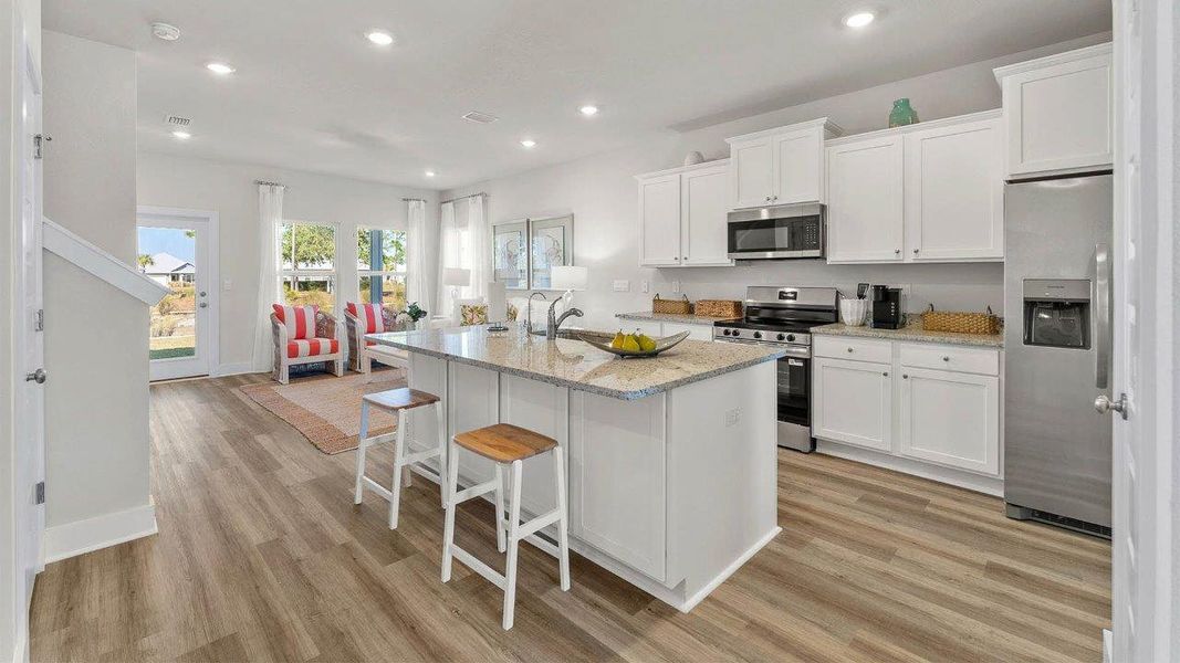 Furnished interior view inside a new home in Misting Springs, Crawfordville (Image 3).