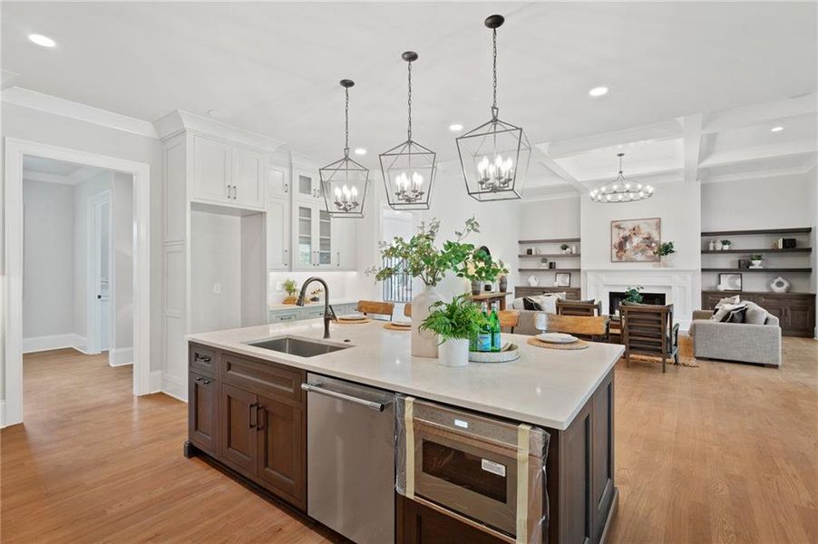 Furnished interior view inside a new home in , Milton (Image 9).
