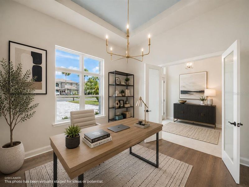 Furnished interior view inside a new home in , Palm Coast (Image 14).