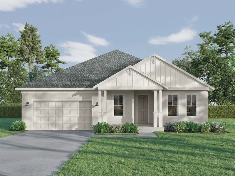 Representative exterior photo of a completed home built from the Harbor by Cardel Homes in Seaflower, Bradenton, FL (Image 1). Representative exterior photo of a completed home built from the Harbor by Cardel Homes in Seaflower, Bradenton, FL (Image 1).
