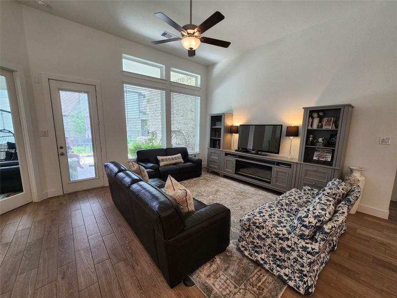 Furnished interior view inside a new home in The Woodlands Hills, Willis (Image 6).