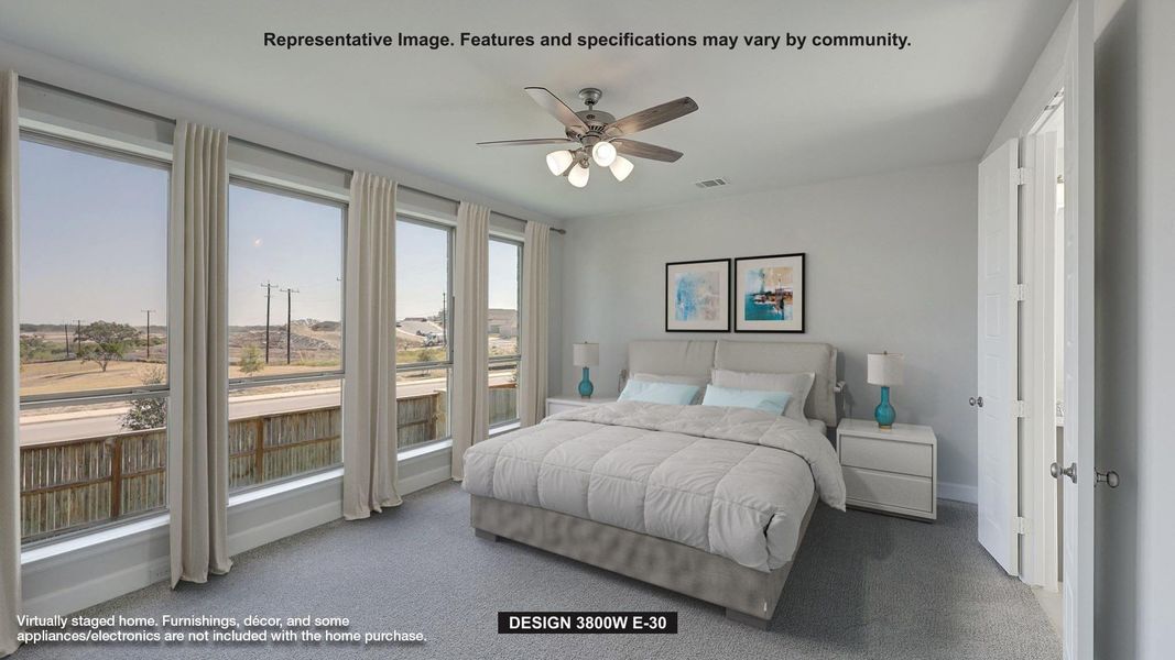 Furnished interior view inside a new home in Parten, Austin (Image 6).