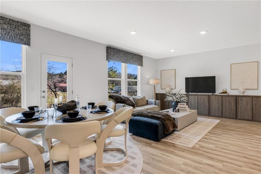 Furnished interior view inside a new home in Three Rivers, Rome (Image 19).