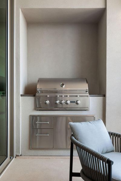 Close-up of interior finishes inside a home in , Houston (Image 19).