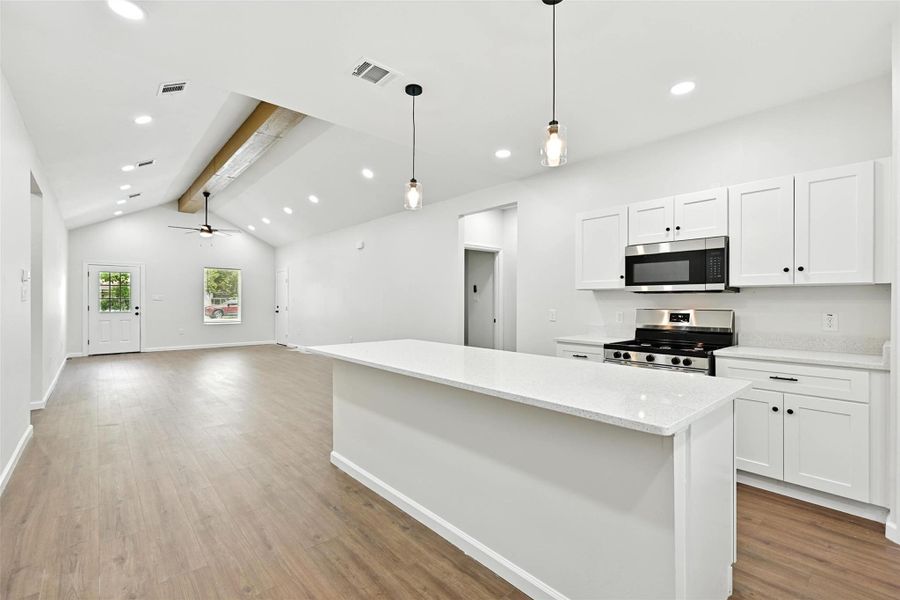 Furnished interior view inside a new home in , Texas City (Image 8). Furnished interior view inside a new home in , Texas City (Image 8).