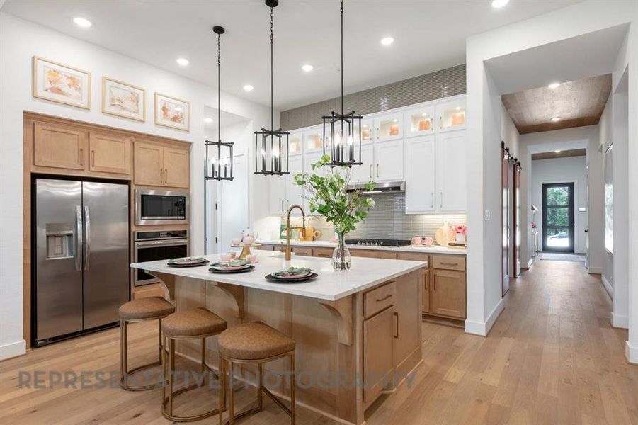 Furnished interior view inside a new home in Sonoma Verde: 60ft. lots, McLendon-Chisholm (Image 34).