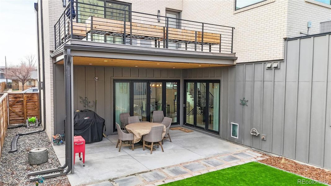 Exterior details and patio area of a home in , Denver (Image 4). Exterior details and patio area of a home in , Denver (Image 4).
