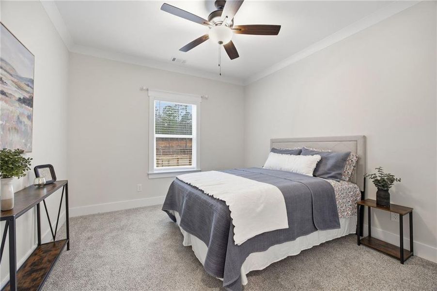 Furnished interior view inside a new home in , Dallas (Image 35).