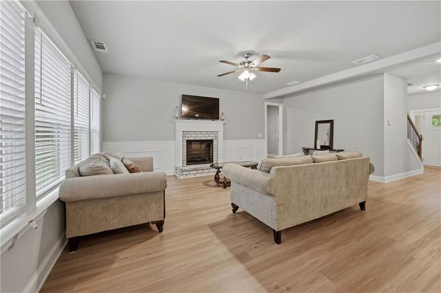 Furnished interior view inside a new home in , McDonough (Image 48).