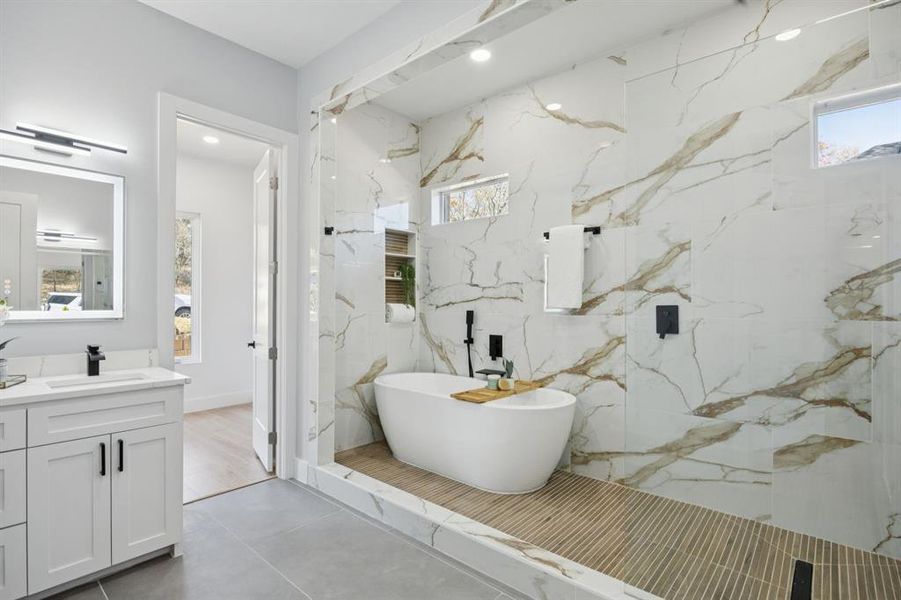 Furnished interior view inside a new home in , Cedar Hill (Image 10).