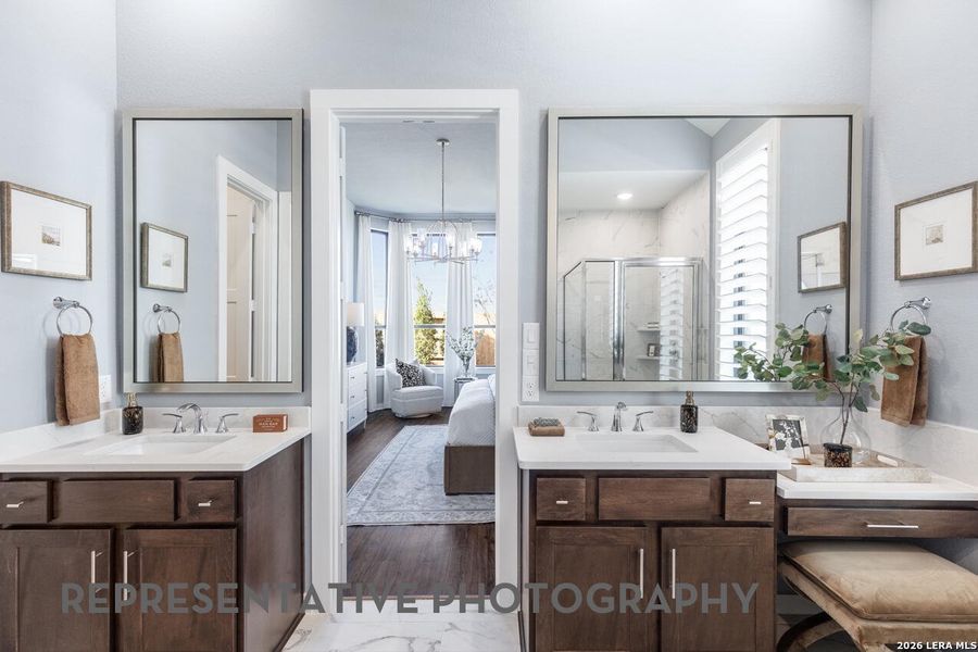Furnished interior view inside a new home in Mayfair, New Braunfels (Image 25).