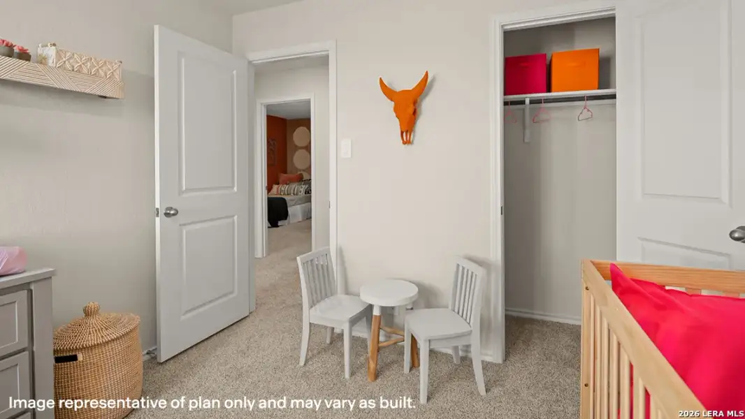 Furnished interior view inside a new home in Blue Ridge Ranch, San Antonio (Image 29). Furnished interior view inside a new home in Blue Ridge Ranch, San Antonio (Image 29).