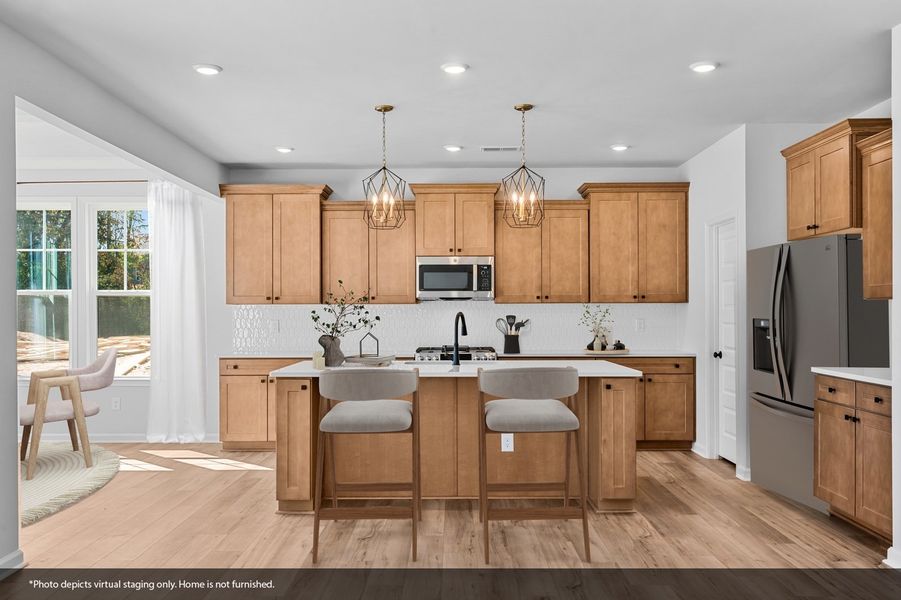 Furnished interior view inside a new home in Fieldstone, Lexington (Image 6).