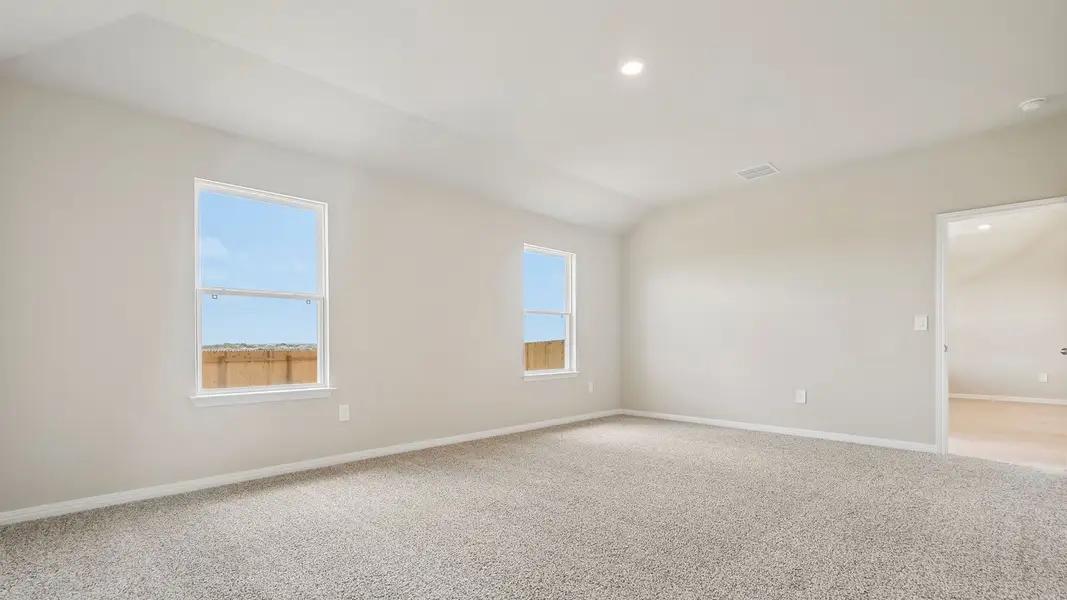 Spacious, unfurnished interior of a new home in Carillon, Manor (Image 25).