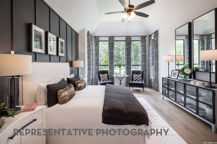 Furnished interior view inside a new home in Hallie's Cove, Schertz (Image 4).
