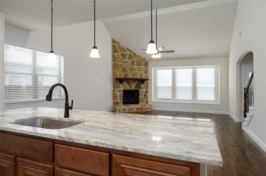 Furnished interior view inside a new home in Creekview Meadows, Pilot Point (Image 11). Furnished interior view inside a new home in Creekview Meadows, Pilot Point (Image 11).