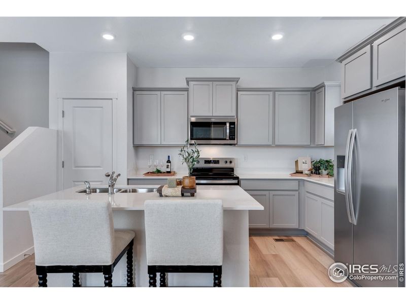 Furnished interior view inside a new home in Vista Meadows, Fort Lupton (Image 35).