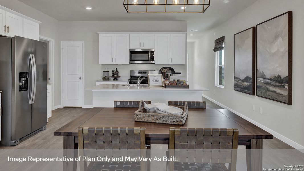 Furnished interior view inside a new home in Whisper South, San Marcos (Image 9).