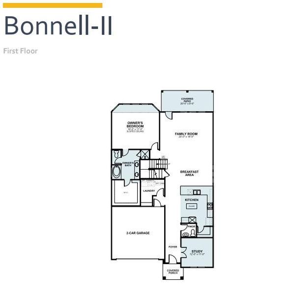 2D floor plan layout of this home in Edgewood, Leander, TX (Image 5). 2D floor plan layout of this home in Edgewood, Leander, TX (Image 5).