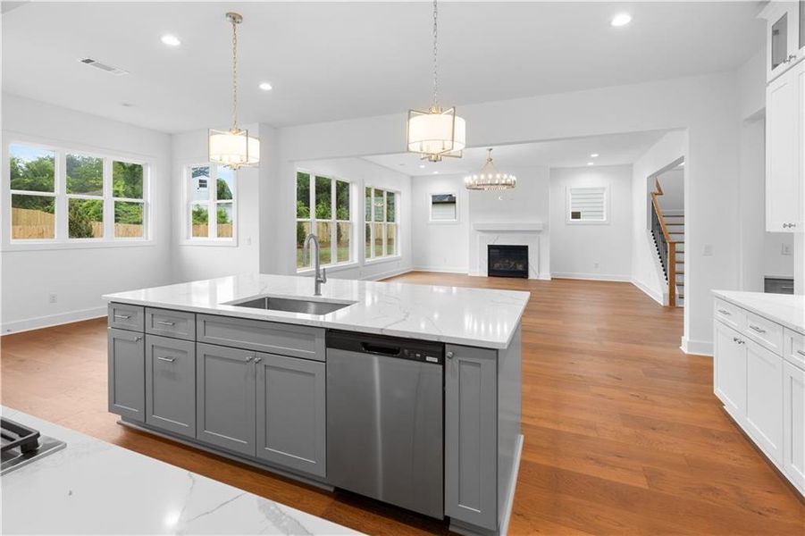Furnished interior view inside a new home in , Marietta (Image 11).