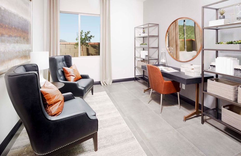 Representative furnished interior of a home built from the Patagonia by Pulte Homes in Harvest - Enchantment Series, Queen Creek (Image 29).