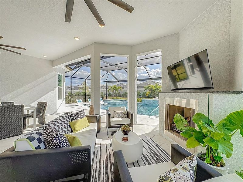Furnished interior view inside a new home in , Lakewood Ranch (Image 68).