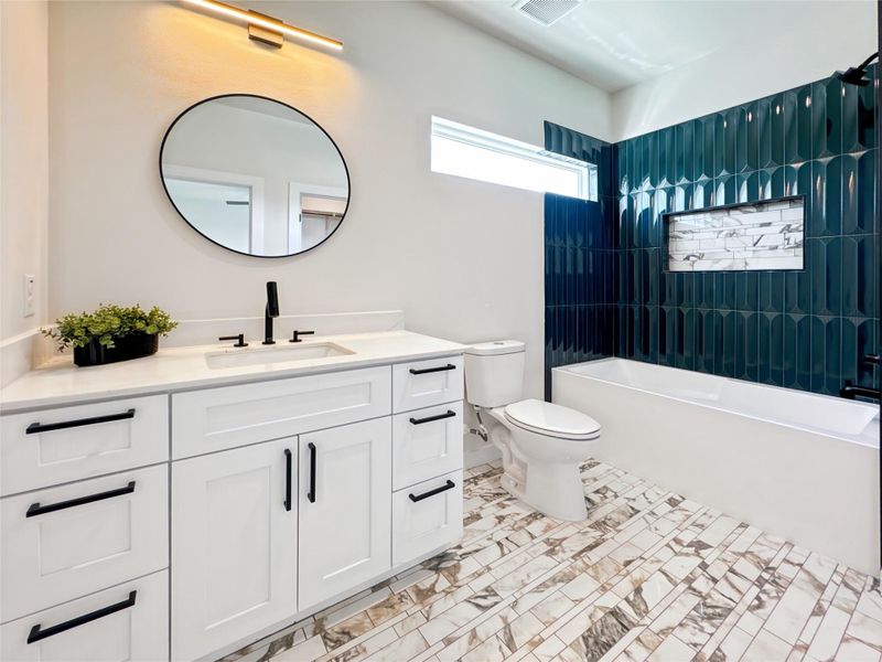 Furnished interior view inside a new home in , Austin (Image 9).