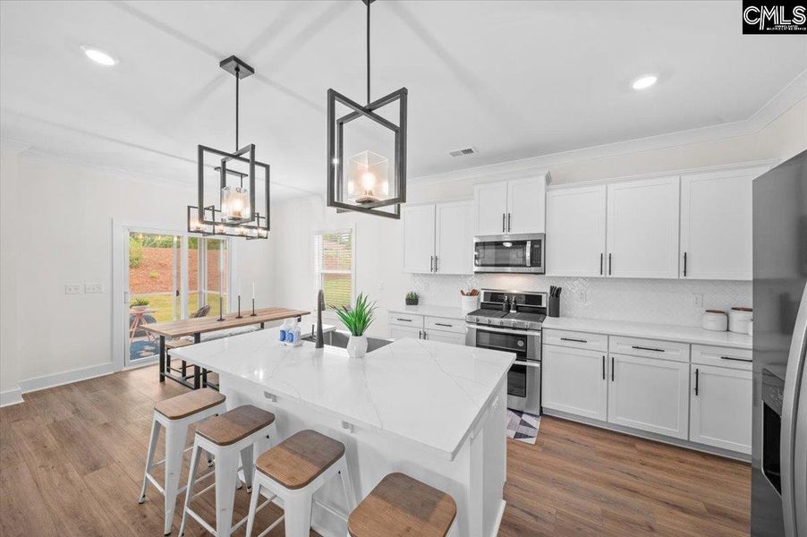 Furnished interior view inside a new home in Blythewood Farms, Blythewood (Image 7). Furnished interior view inside a new home in Blythewood Farms, Blythewood (Image 7).